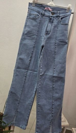 Wide Leg Elastizado con Tajo